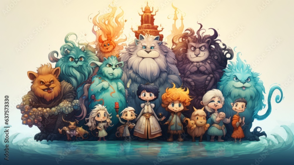 people with monsters people with monsters