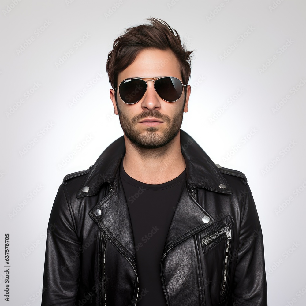 Obraz premium Man with glasses