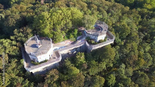 Wallpaper Mural Gorgeous aerial view flight drone. Bunker Berlin Mitte Flak Tower Humboldthain Torontodigital.ca