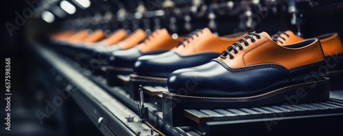 Automated machinery producing uniform and precise sole edge trim for the classic Oxfordstyle dress shoe. © Justlight