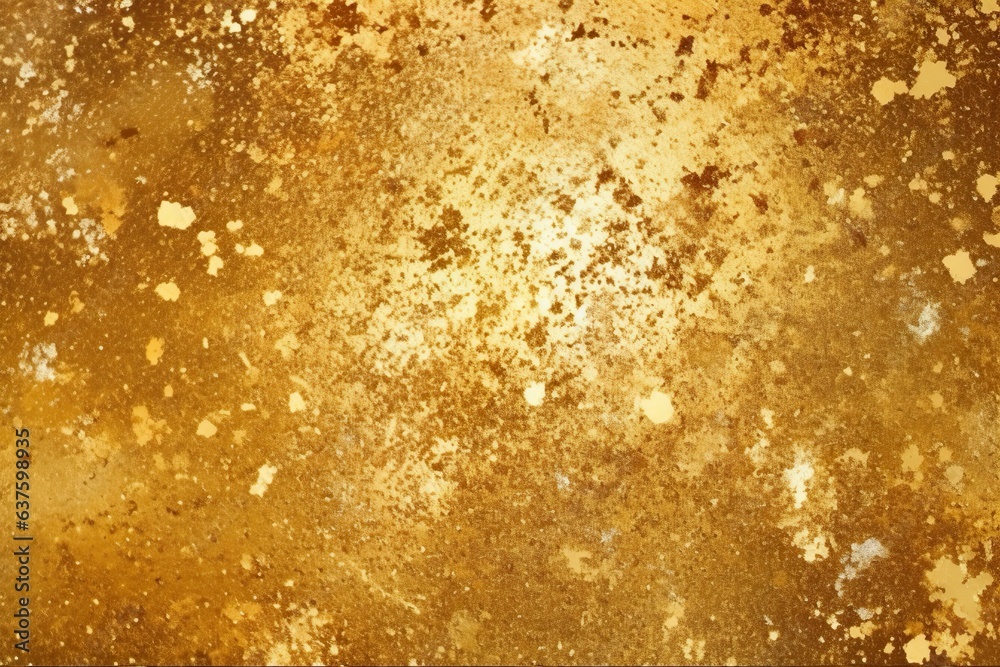 Gold glitter festive background, horizontal texture | Generative AI Gold glitter festive background, horizontal texture | Generative AI