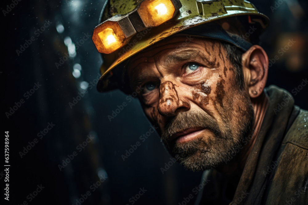 His countenance is immortal his physique stoic in the dank air. The Mining Worker continues on his task of uncovering the gems of the deep a reminder of the dedication and hard work our modern His countenance is immortal his physique stoic in the dank air. The Mining Worker continues on his task of uncovering the gems of the deep a reminder of the dedication and hard work our modern