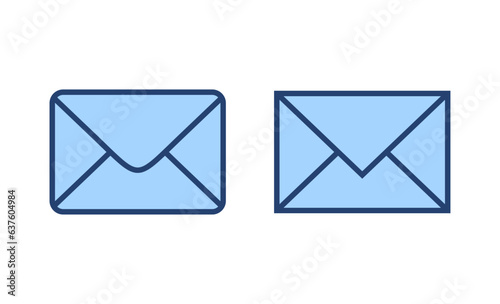 Mail icon vector. email sign and symbol. E-mail icon. Envelope icon