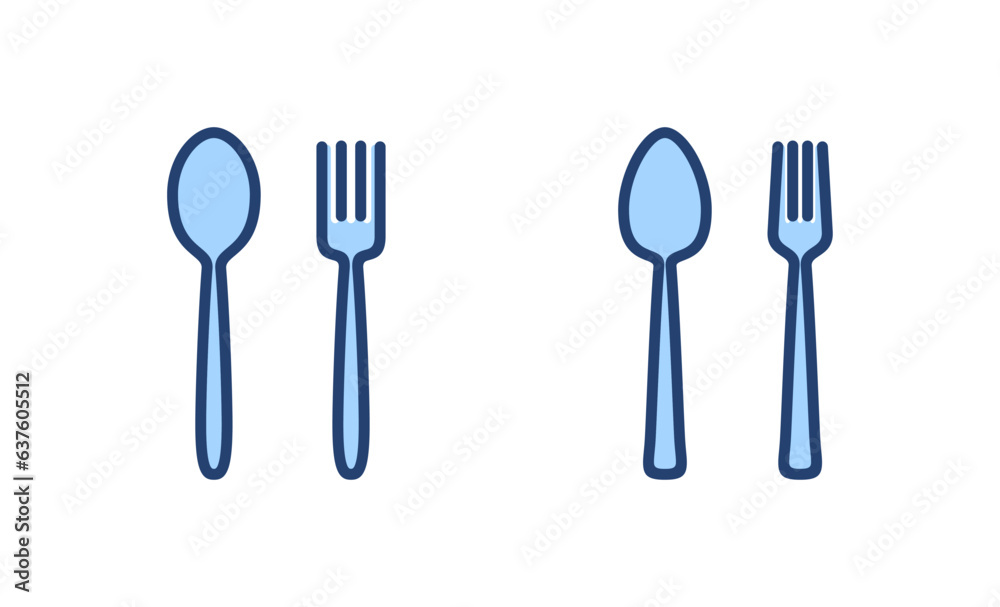 spoon and fork icon vector. spoon, fork and knife icon vector. restaurant sign and symbol spoon and fork icon vector. spoon, fork and knife icon vector. restaurant sign and symbol