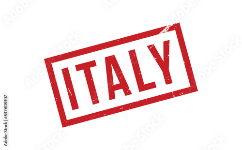 Italy Rubber Stamp Seal Vector