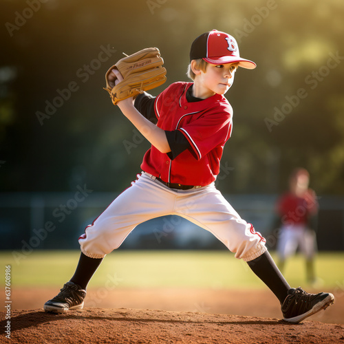 lifestyle photo little league baseball player in action photo