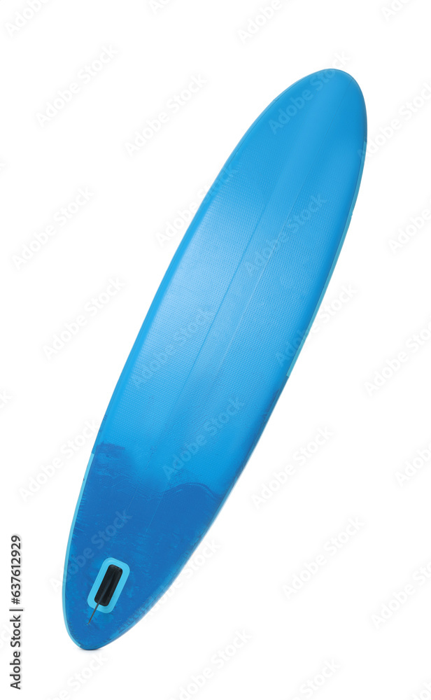 One SUP board isolated on white. Water sport One SUP board isolated on white. Water sport