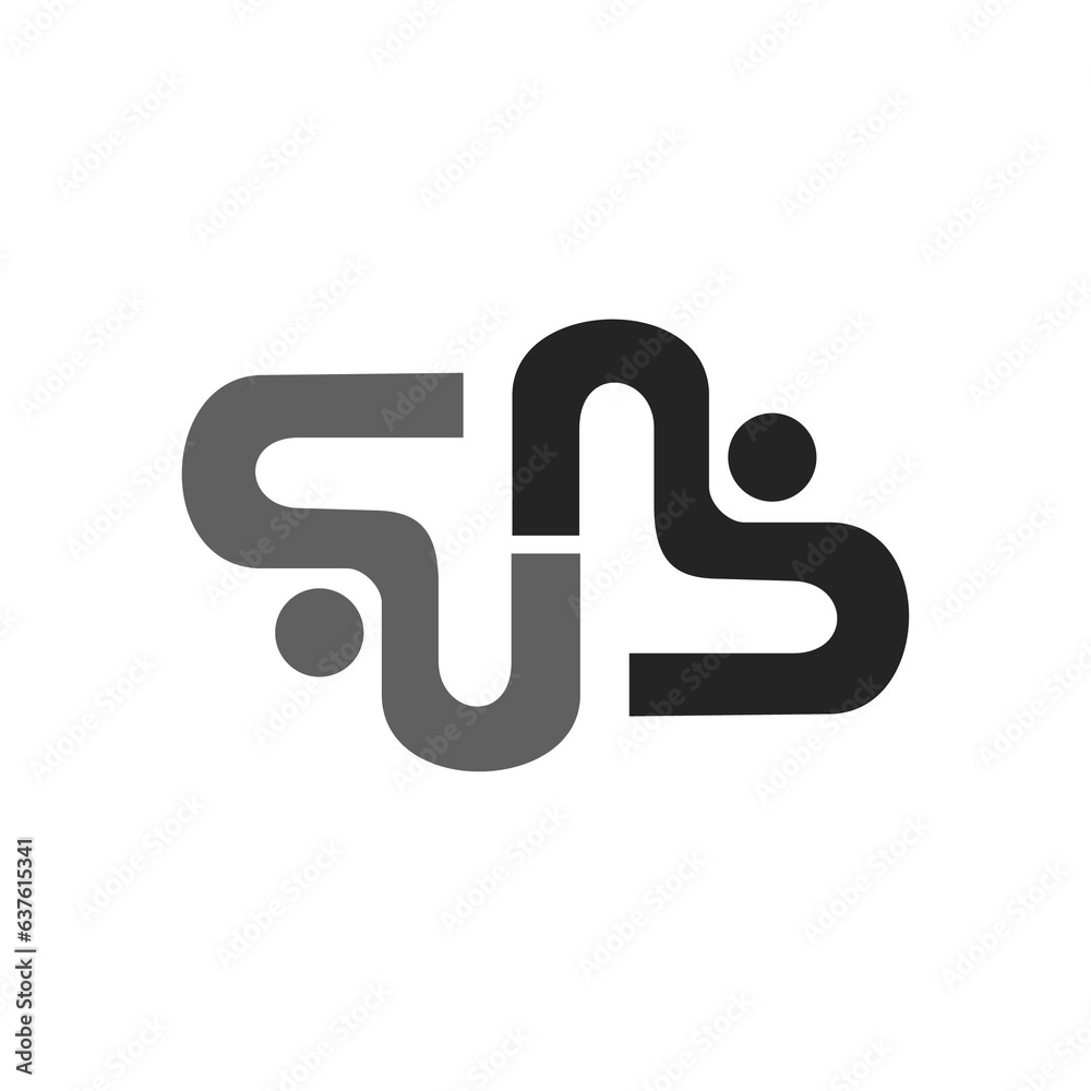 connection people logo template Isolated. Brand Identity. Icon Abstract Vector graphic connection people logo template Isolated. Brand Identity. Icon Abstract Vector graphic