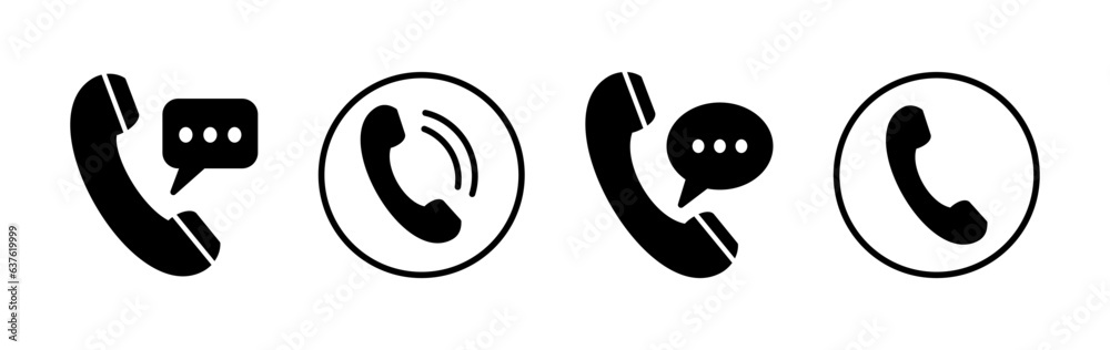 Call icon vector. phone icon vector Call icon vector. phone icon vector