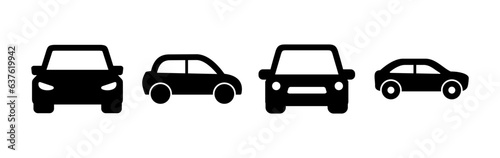Car icon vector. Car sign. sedan