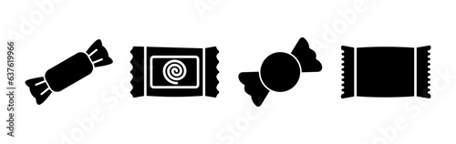 Candy icon vector. candy vector icon