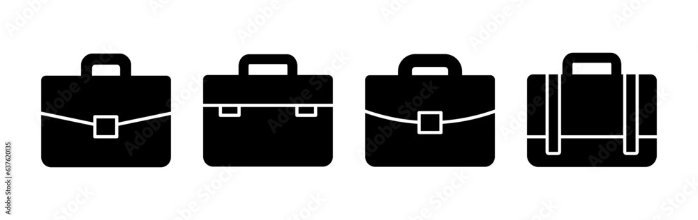 Briefcase icon vector. Portfolio vector icon. suitcase icon Briefcase icon vector. Portfolio vector icon. suitcase icon