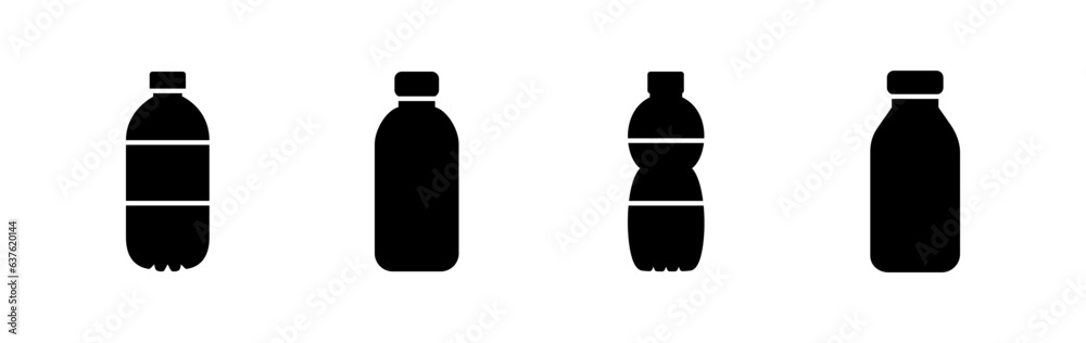bottle icon vector. bottle icon in trendy flat design bottle icon vector. bottle icon in trendy flat design