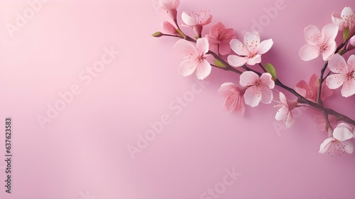 pink cherry blossom background