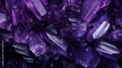 Purple background with amethyst stone 