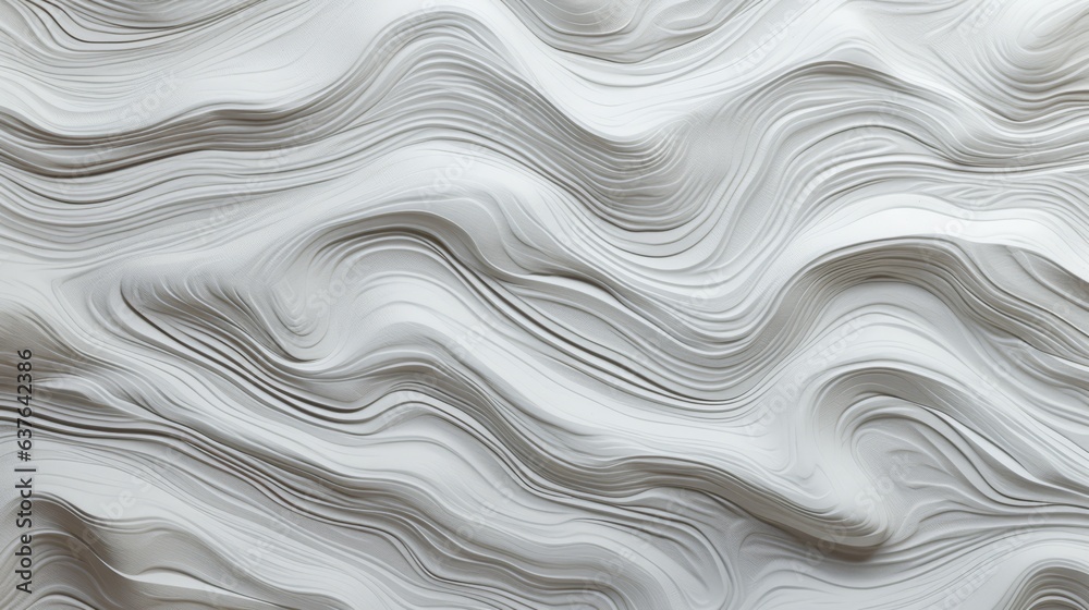 White texture with waves White texture with waves