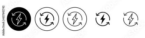 Free Download Power icon set. Power Switch Icon. Electric power - GFXLoad