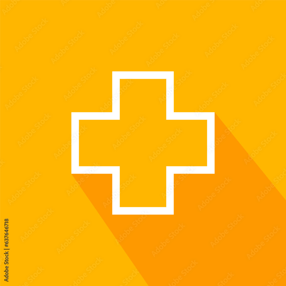 Obraz premium plus icon vector logo template