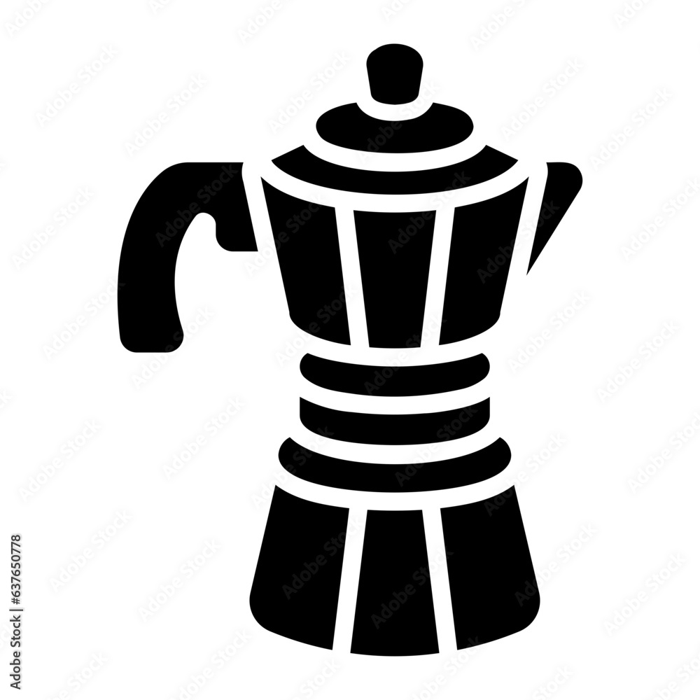 coffee pot Solid icon coffee pot Solid icon