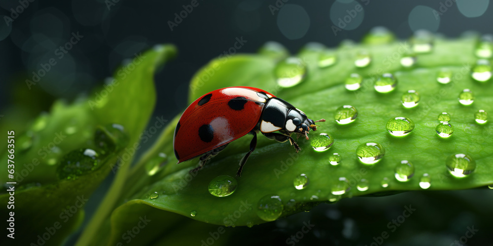 Ladybug on green moss. Beautiful nature scene with ladybug. Ladybug on green leaf macro close up photo ladybug on green leaf. Ladybug on green moss. Beautiful nature scene with ladybug. Ladybug on green leaf macro close up photo ladybug on green leaf.