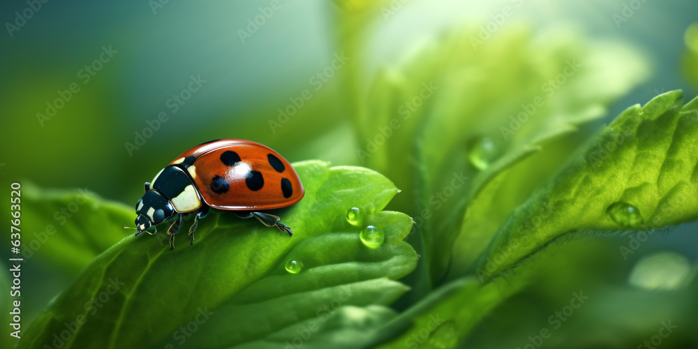 Ladybug on green moss. Beautiful nature scene with ladybug. Ladybug on green leaf macro close up photo ladybug on green leaf. Ladybug on green moss. Beautiful nature scene with ladybug. Ladybug on green leaf macro close up photo ladybug on green leaf.