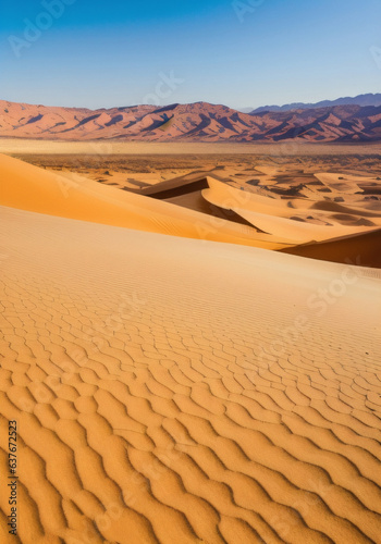 Desert landscape, generative AI