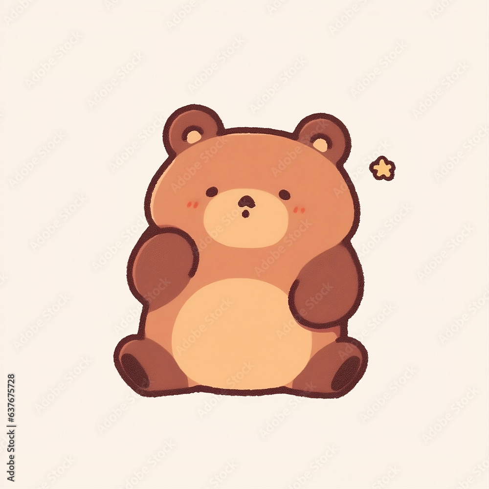 Fototapeta premium Cute Bear