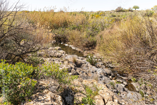The Zavitan  stream flows into the Yehudia National Natural Park in northern Israel