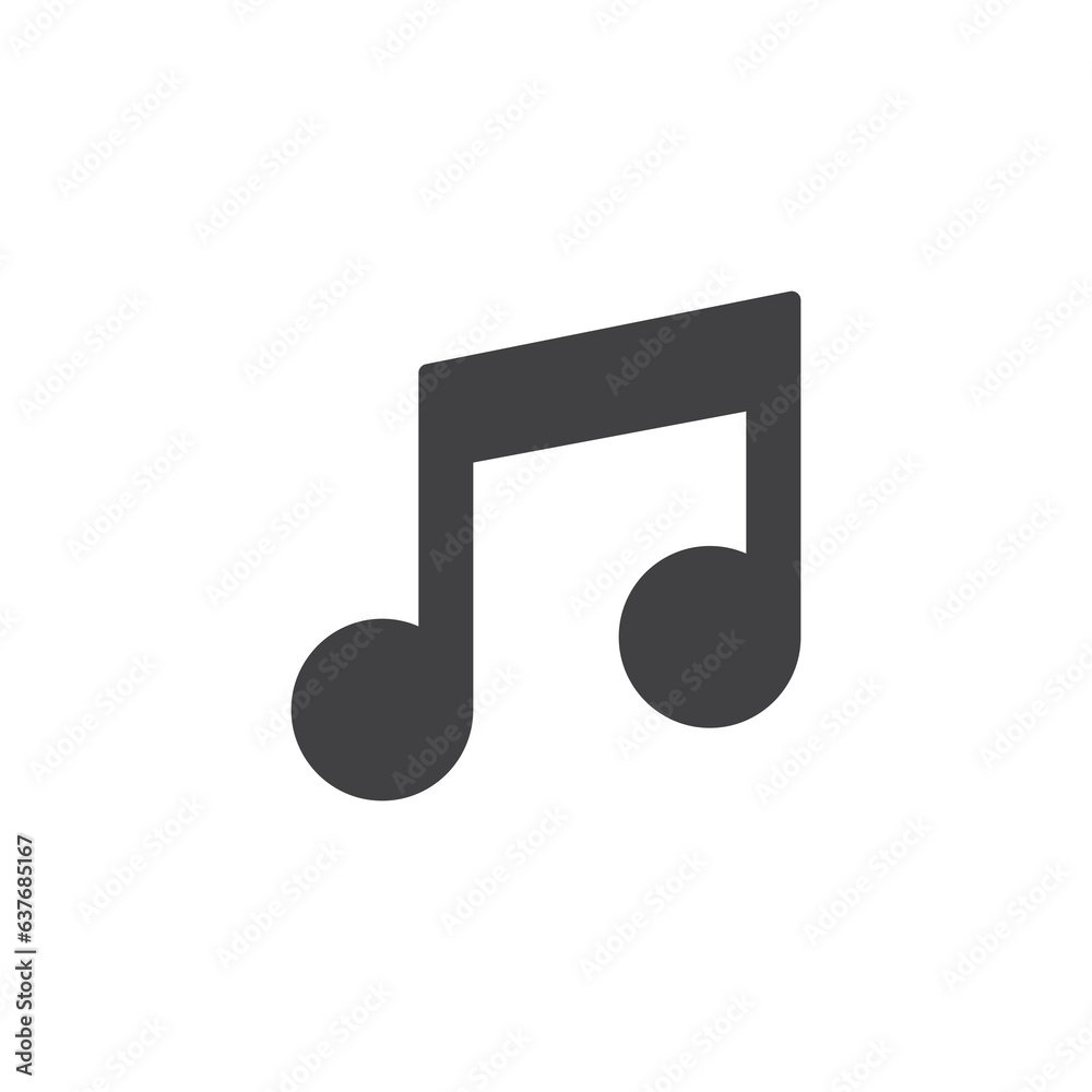 Music Note vector icon Music Note vector icon