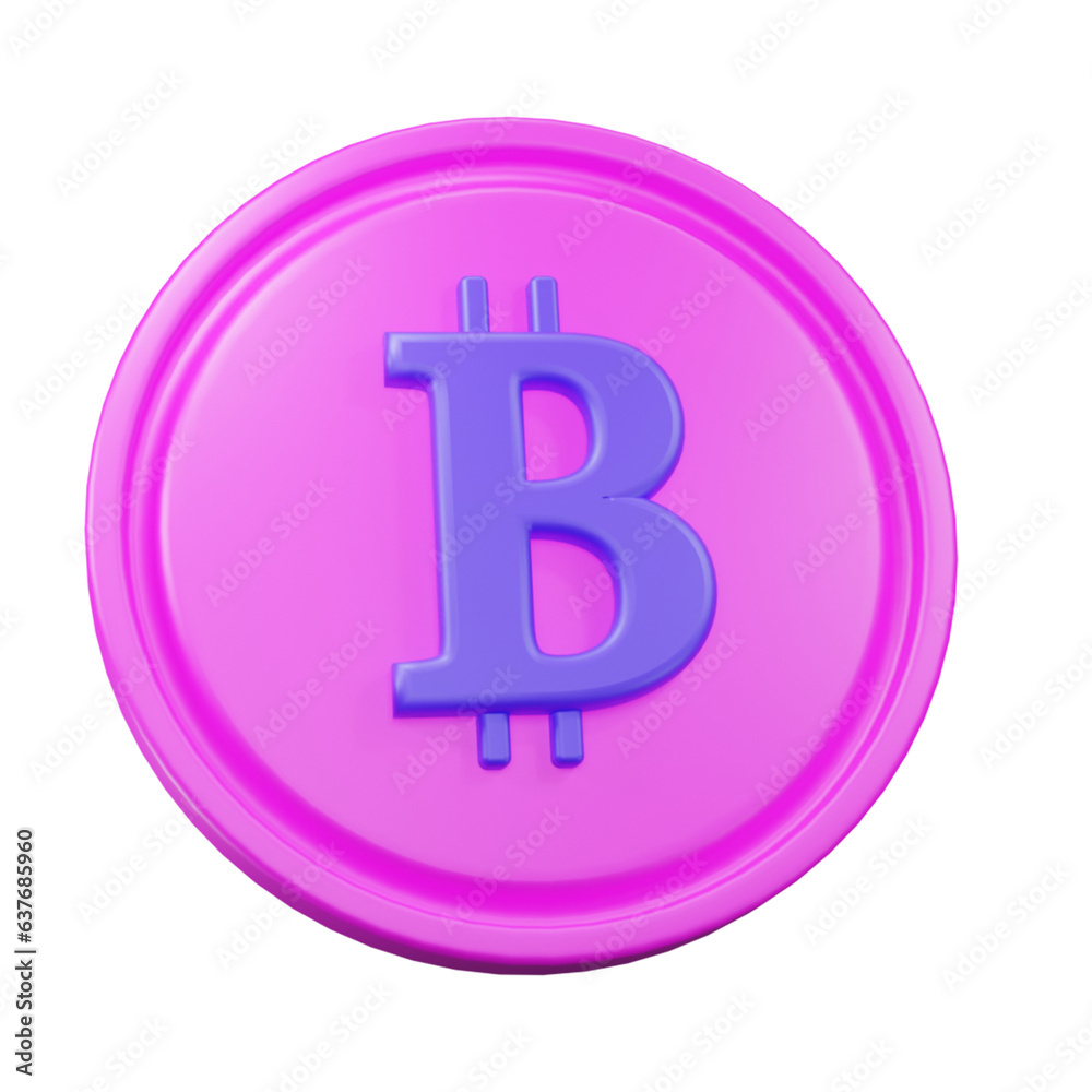 Bitcoin icon with dual tone color Bitcoin icon with dual tone color