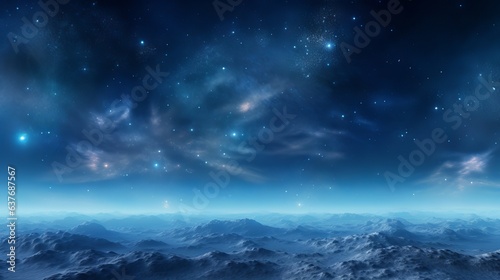 Stunning HDRI 360   space background  nebula and stars equirectangular projection environment map