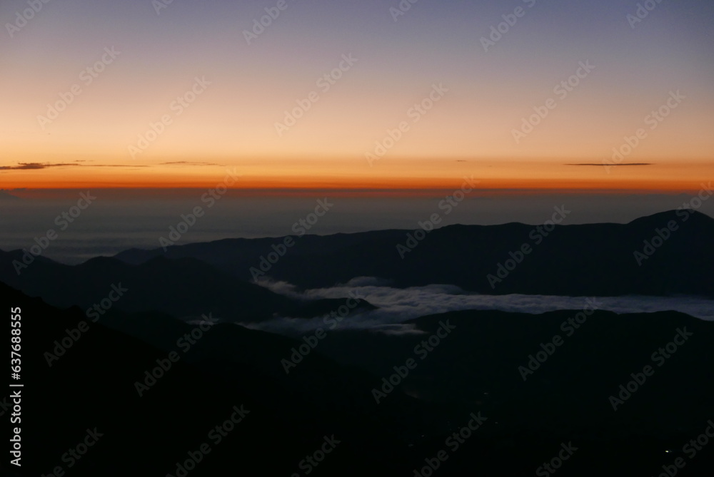 Mount Norikura (Norikura-dake) is a potentially active volcano located on the borders of Gifu and Nagano prefectures in Japan. It is part of the Hida Mountains and is listed among the 100 Famous Japan