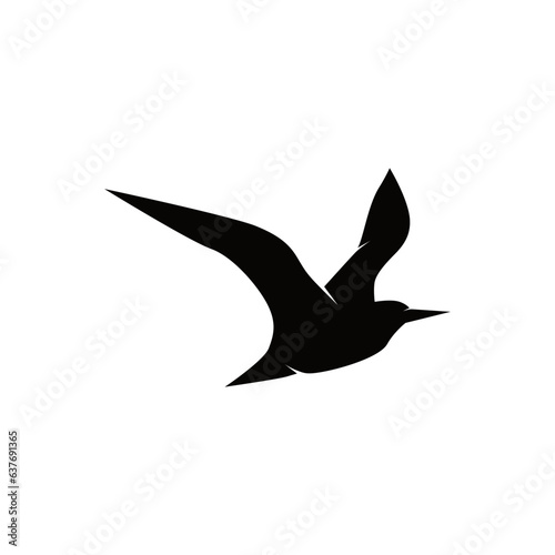 simple bird vector logo template