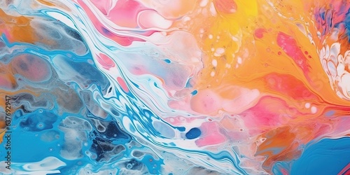 abstract painting background liquid marble color background