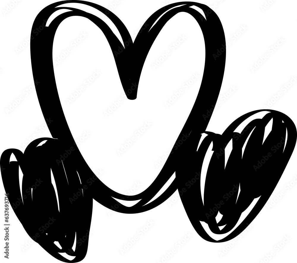 Cute heart element Cute heart element