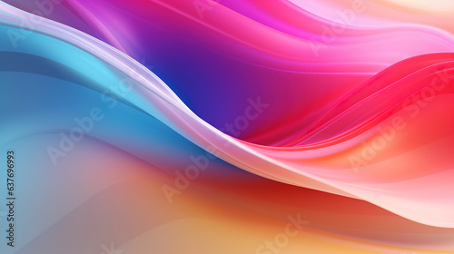 abstract background with waves.Generative Ai © Shades3d