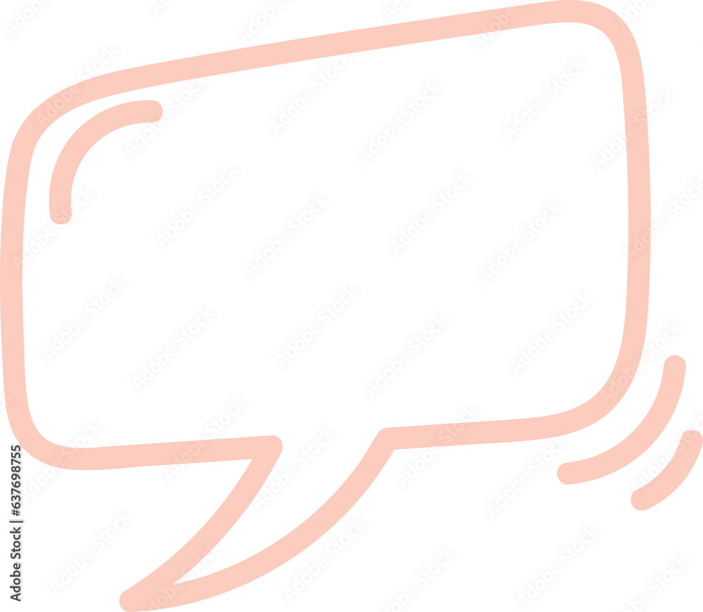 Fototapeta premium Speech bubble element