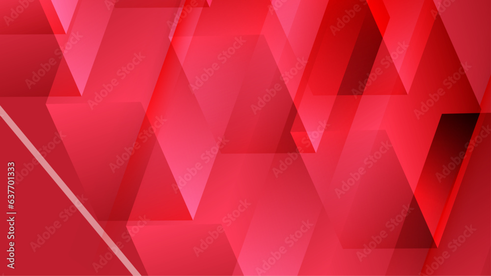 Geometry abstract background with gradient red shapes Geometry abstract background with gradient red shapes