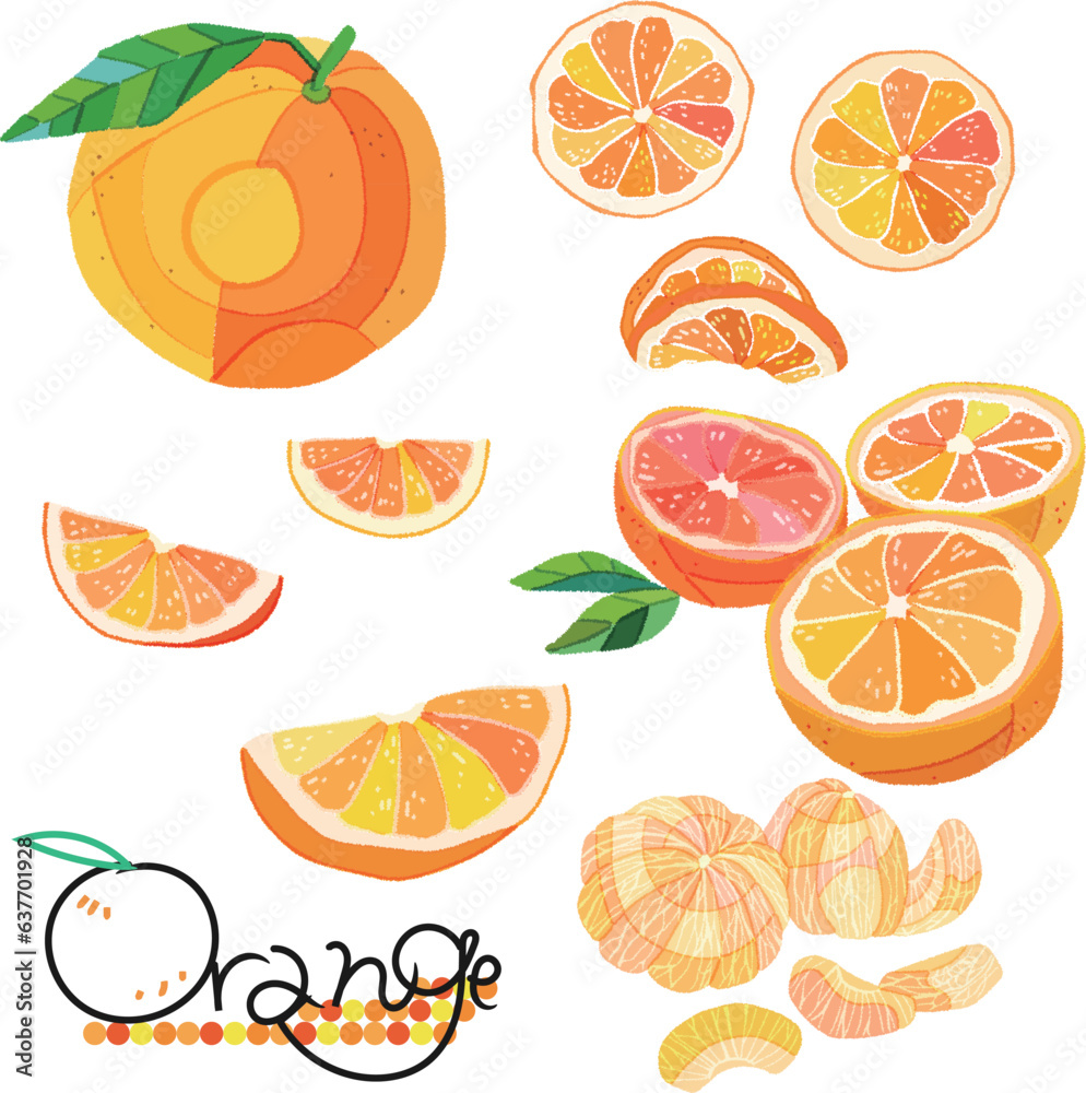 Artistic orange vector illustration. Artistic orange vector illustration.
