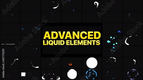 Advanced Liquid Simple is an action motion graphics pack consisting of colorful splashes and liquid motion elements. Full HD resolution and alpha channel

