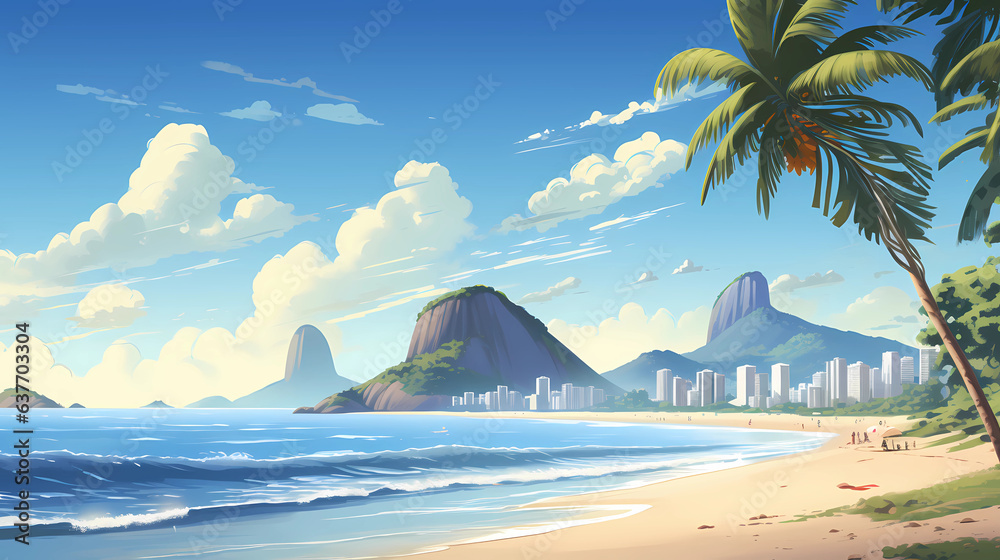 Rio de Janeiro's white sandy beaches