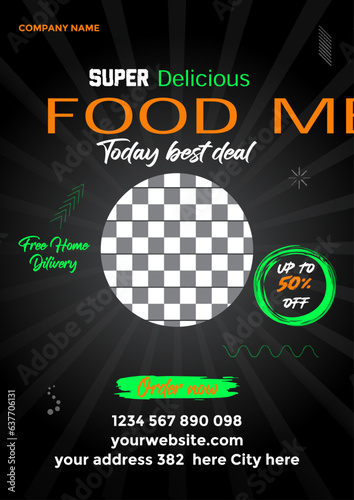 Food Flyer Design