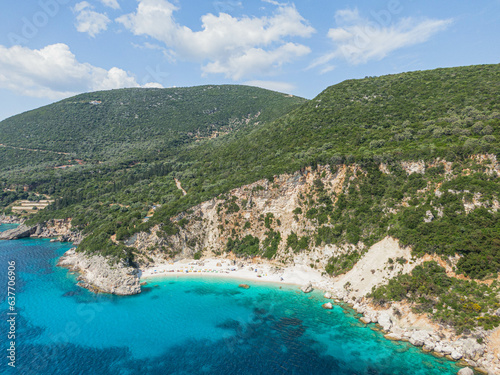 View of Agiofili beach photo