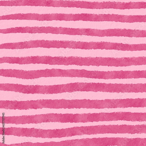 A lovely and elegant striped pattern with a watercolor touch. The image is a square with horizontal stripes in pink and white hues. This image can add some charm and beauty to any design!