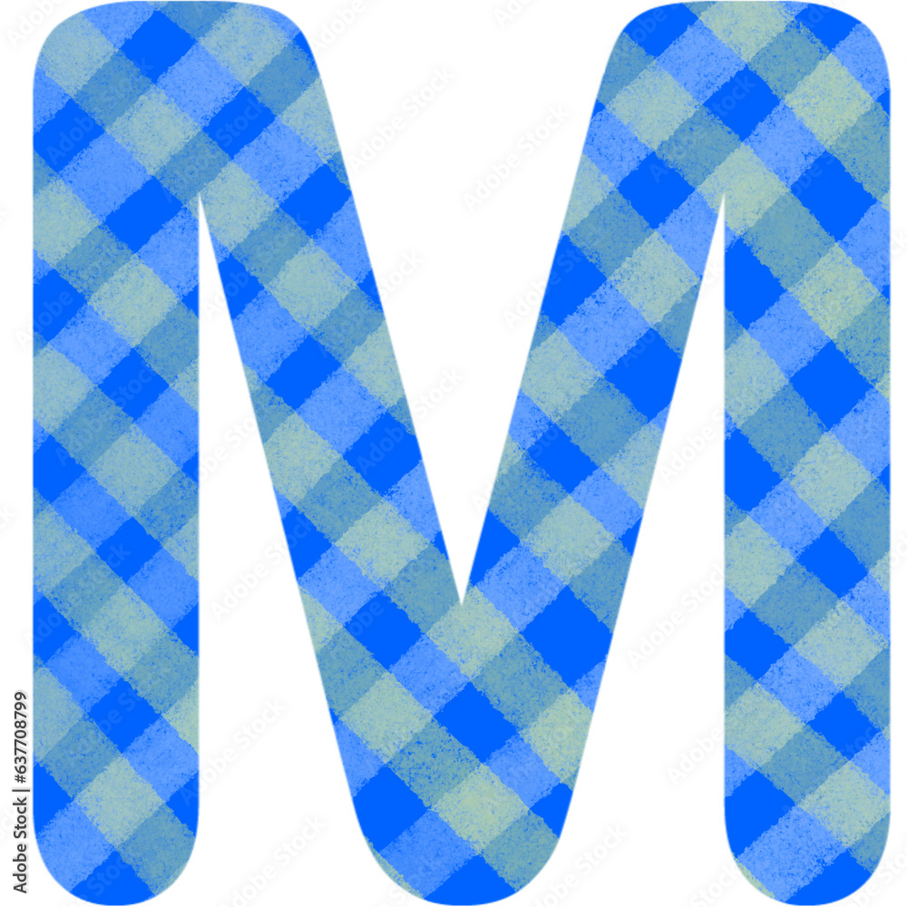 Plaid alphabet Plaid alphabet