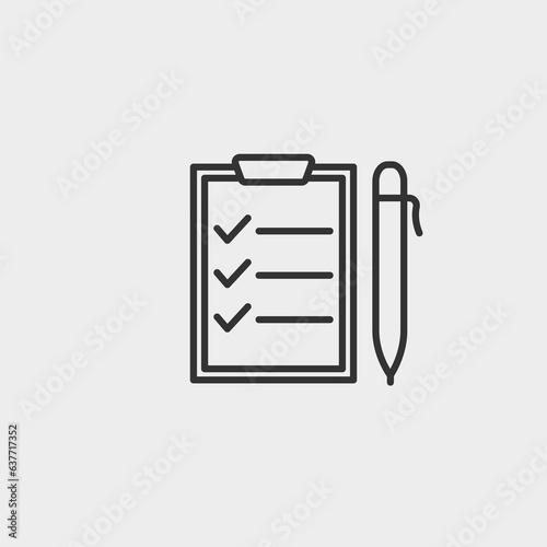 project management vector icon illustration sign. Business organisation icon for web and mobile app
