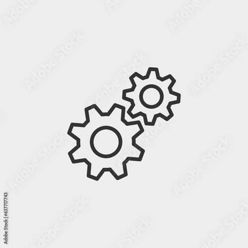 project management vector icon illustration sign. Business organisation icon for web and mobile app