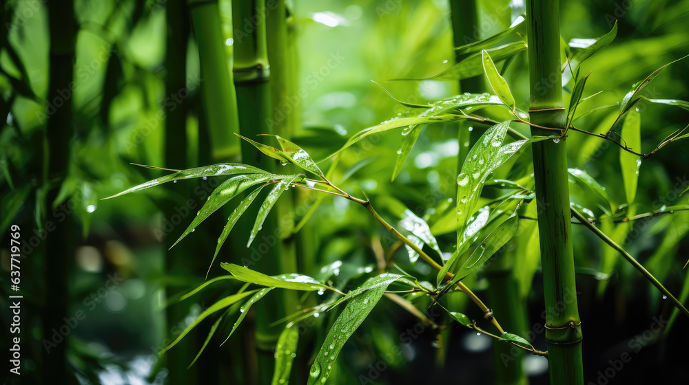 Bamboo Forest in the Morning Bamboo Forest in the Morning