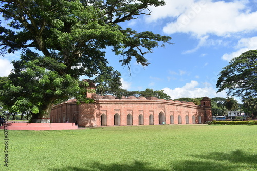 The Sixty Dome Mosque in Bagerhat, Bangladesh - A UNESCO World Heritage Site built in 14th Century by Saint Ulugh Khan Jahan Ali