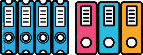 Files Binder Filled icon